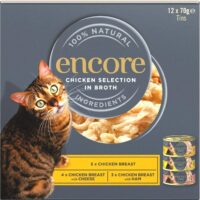 Encore 100% Natural Wet Cat Food, Multipack Chicken Selection in Broth (Pack of - Image 8