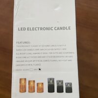 Gold Glass Flameless Battery Candles Flickering with Remote,Timer, Wicking Real - Image 6