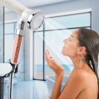 Shower Head Powerful Flow with Beads Filter Pressure Boosting Shower Head - Image 7