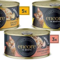 Encore 100% Natural Wet Cat Food, Multipack Chicken Selection in Broth (Pack of - Image 9