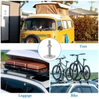 8 Pieces Roof Rack Bolts, Stainless Steel Roof Bolts M6 T Track Adapter Bolt - Image 9