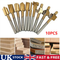 Gasea 10pcs 3mm 1/8 Shank HSS Router Bits Woodworking Tool Fits Dremel Rotary - Image 2