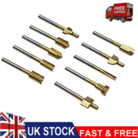 Gasea 10pcs 3mm 1/8 Shank HSS Router Bits Woodworking Tool Fits Dremel Rotary - Image 4