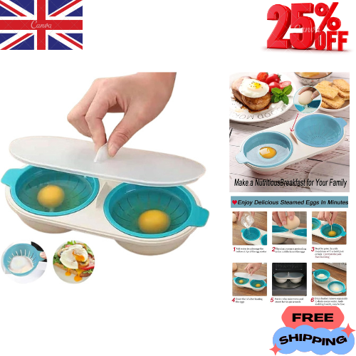 XTAIQD Microwave Egg Poachers,Upgraded Microwave Egg Poacher,Mold Poached Egg