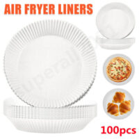 100PCS Round Parchment Paper 4” Non Stick Air Fryer Liners Baking Sheets UK - Image 3