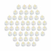 Gold Glass Flameless Battery Candles Flickering with Remote,Timer, Wicking Real - Image 2