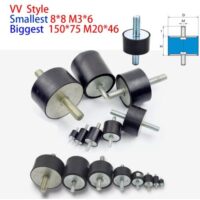4Pcs Rubber Anti Vibration Mounts M6 M8 – Shock Absorber Feet for Car Compressor - Image 10